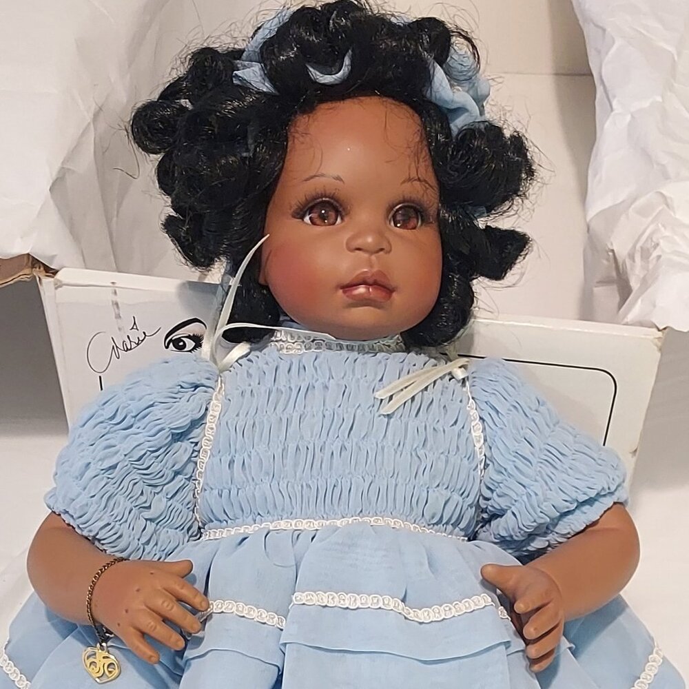 Marie Osmond's Debra African American Toddler Porcelain Doll